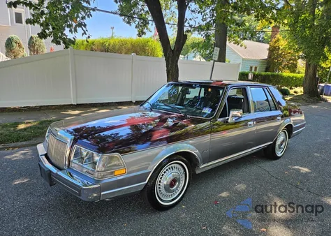1984 Lincoln Continental из США, поврежденный, VIN 1MRBP97F7EY702664